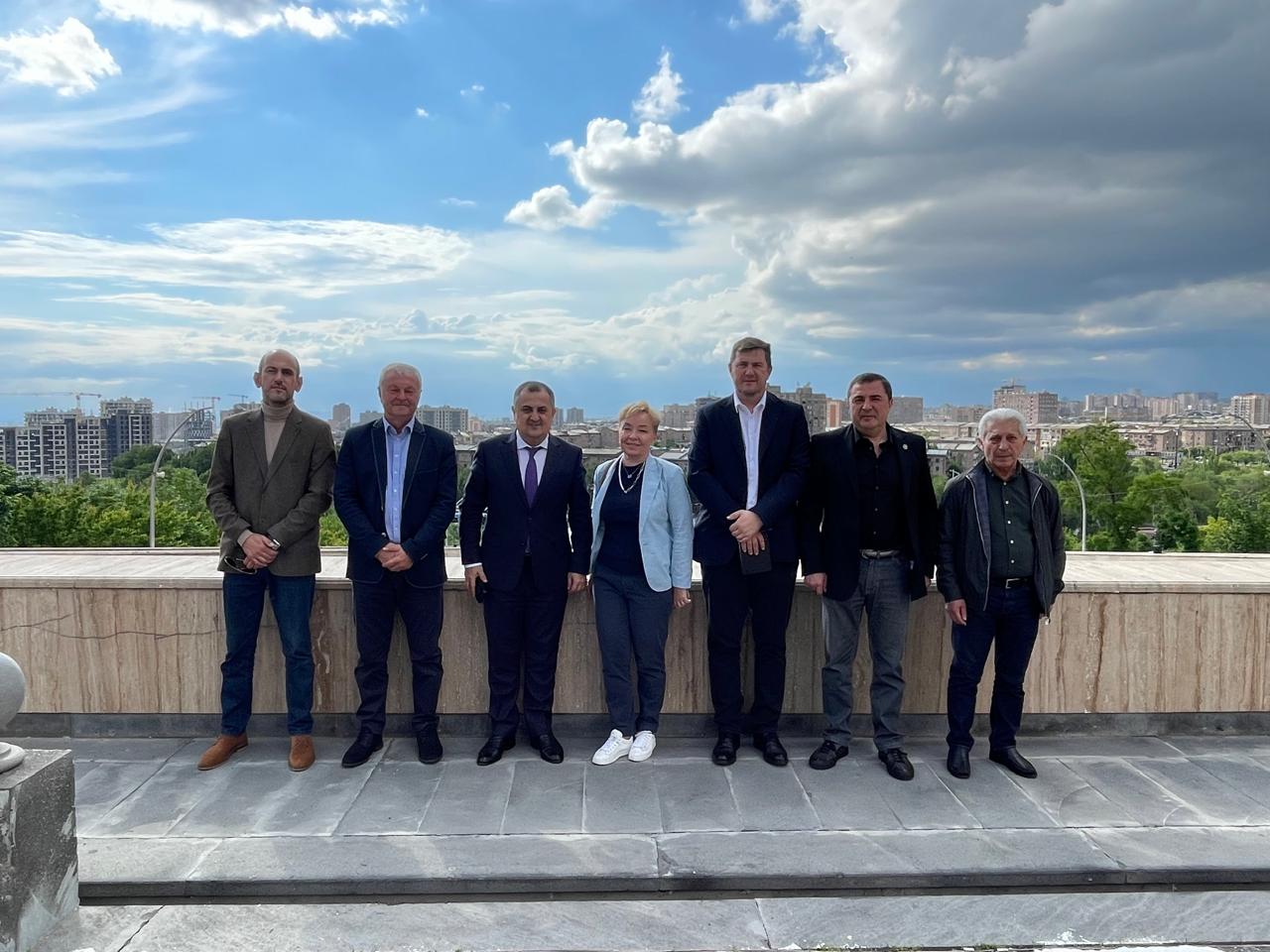 Members of working committee of International Shooting Sport Federation arrived in Armenia