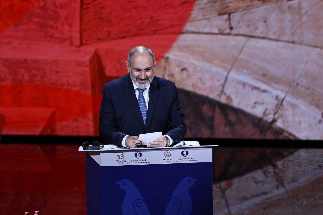 Armenia's economy has experienced great growth in recent years: PM Pashinyan delivers speech at EBRD annual meeting in Yerevan