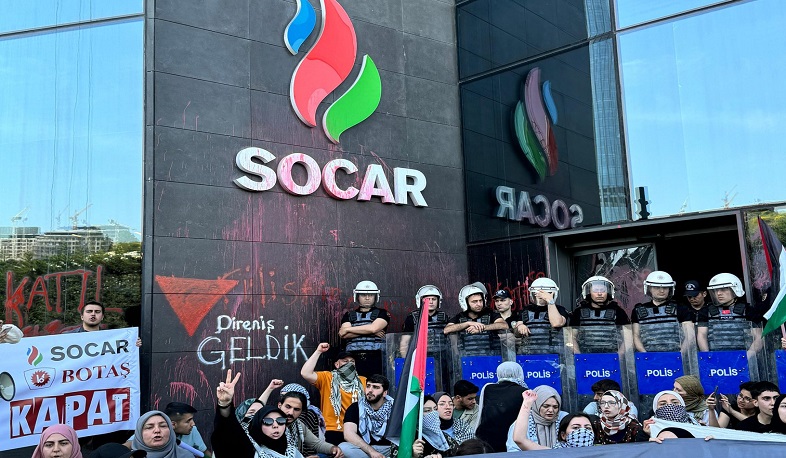 Turkish police detained 13 participants in attack on SOCAR office