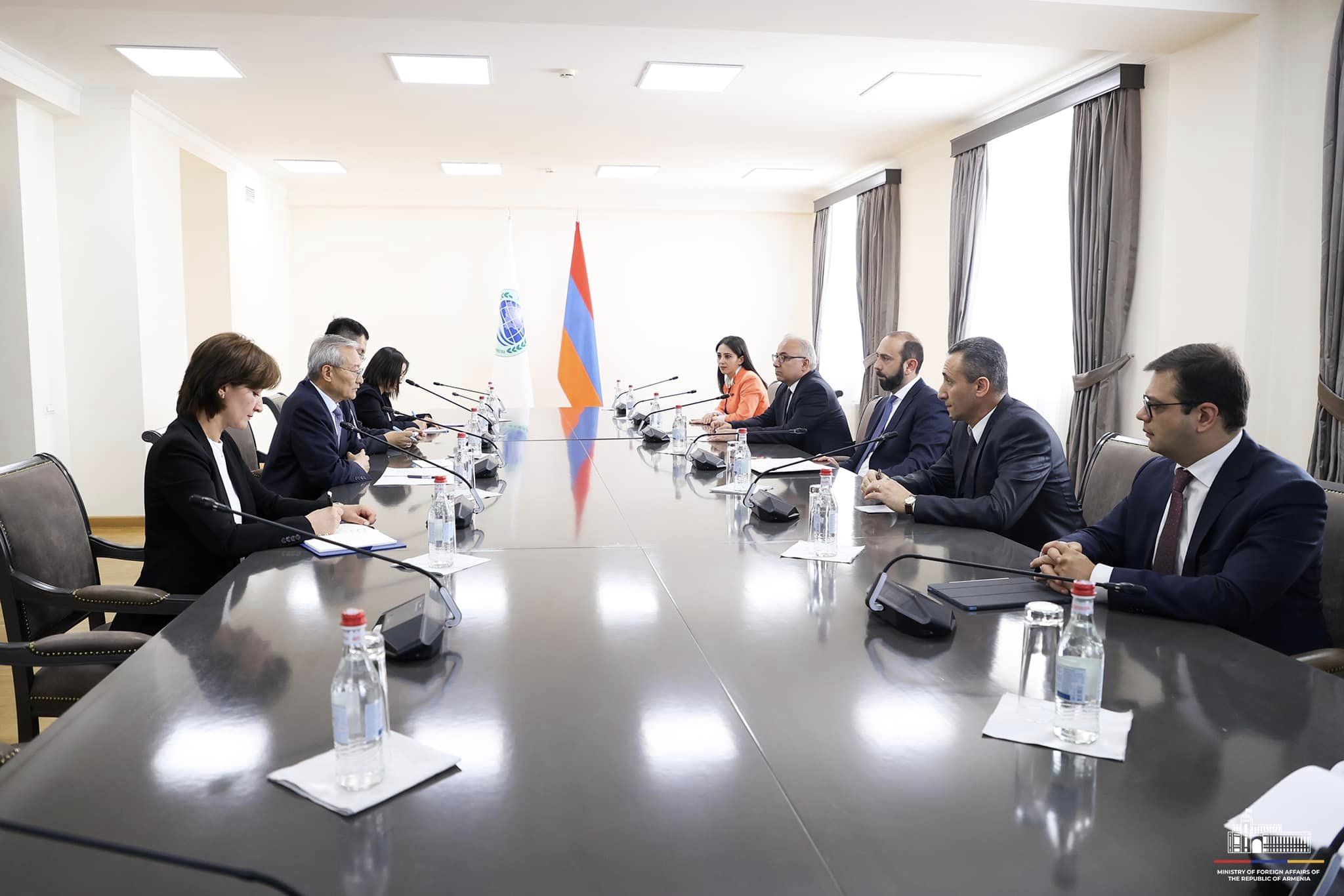 Meeting of Minister of Foreign Affairs of Armenia with SCO Secretary-General