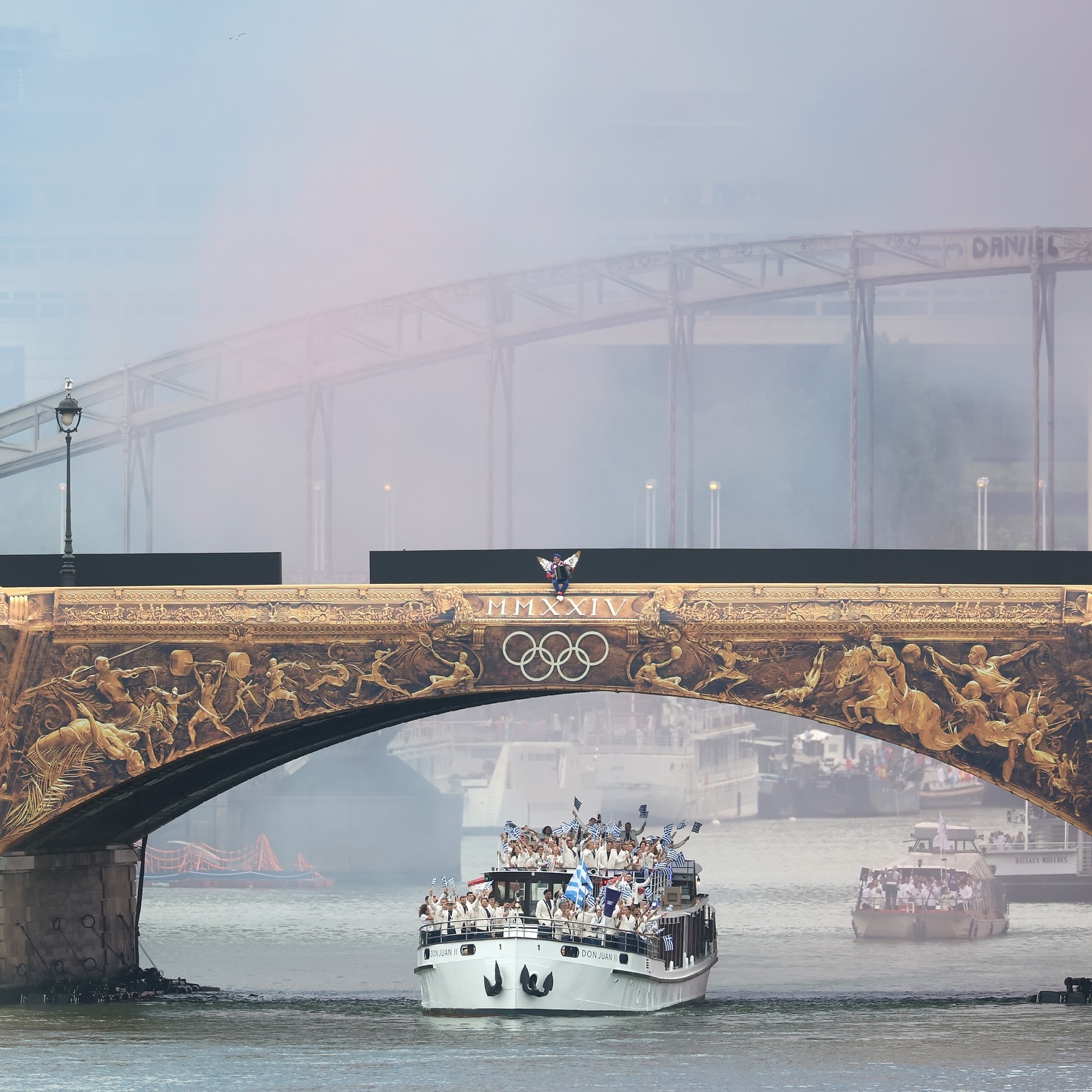 For the first time in history, opening of Olympic Games held outside stadium along Seine River