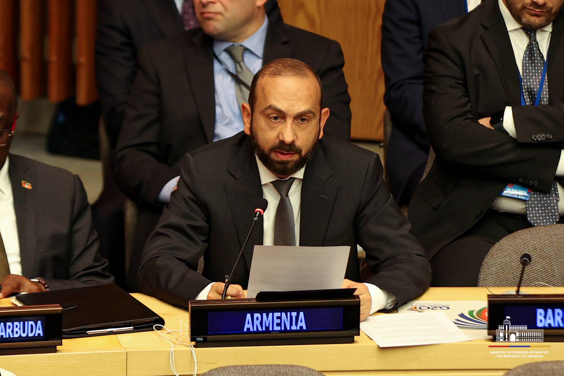 Armenia’s developmental aspirations were drastically affected by consequences of a large-scale war, influx of entire indigenous population of Nagorno-Karabakh, Mirzoyan