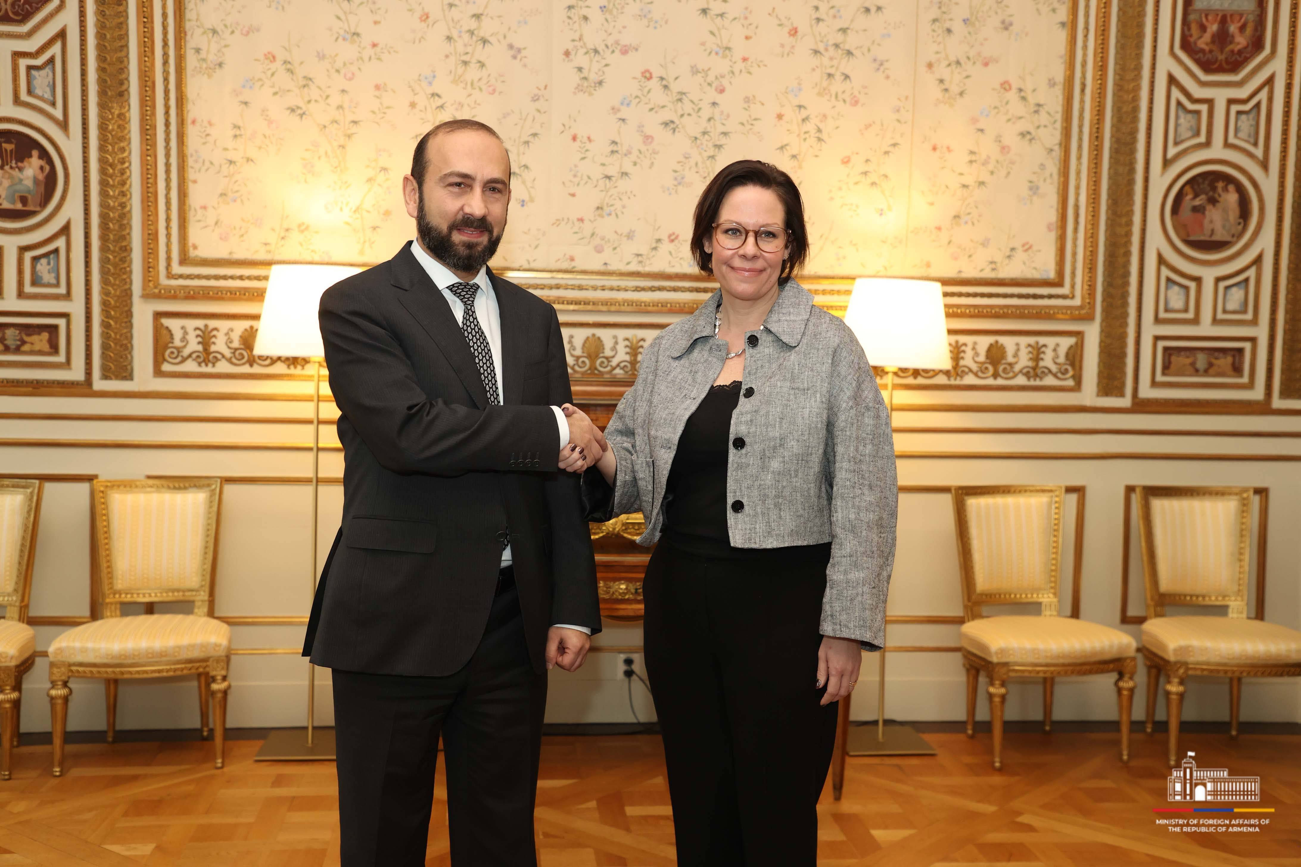 Foreign Ministers of Armenia and Sweden exchanged ideas on issues related to regional security