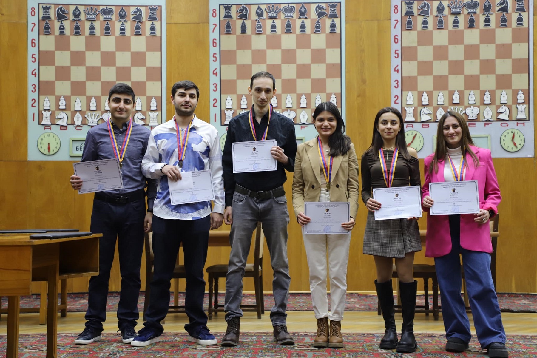 Ռոբերտ Հովհաննիսյանն ու Սուսաննա Գաբոյանը՝ Հայաստանի շախմատի 2025 թ. չեմպիոններ