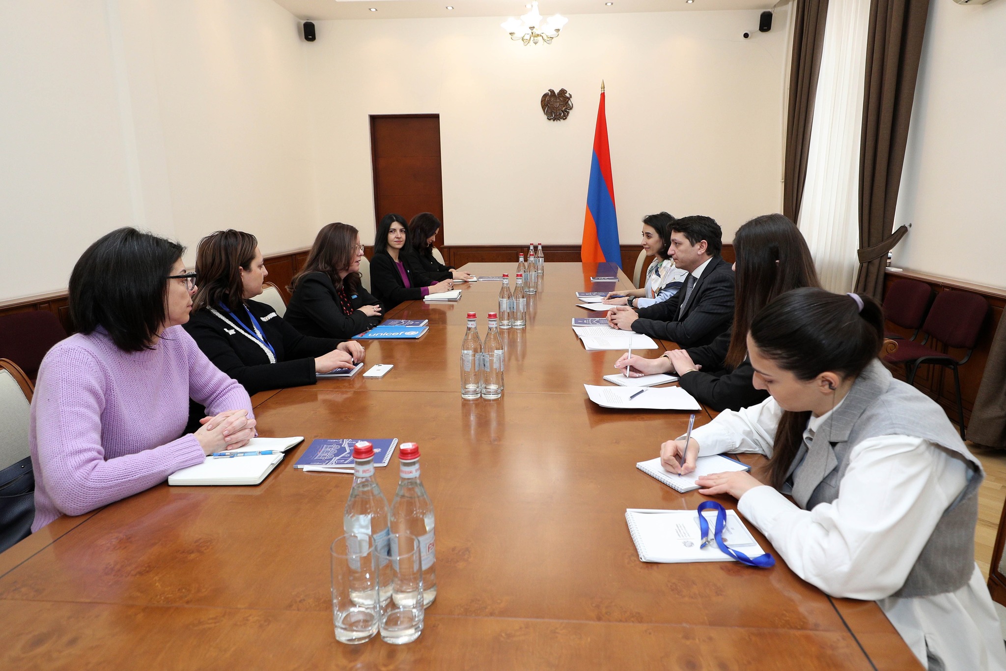 ՅՈՒՆԻՍԵՖ-ի ներկայացուցիչը ՀՀ ֆինանսների նախարարի հետ հանդիպմանն անդրադարձել է հայկական կողմի հետ համագործակցության հարցերի