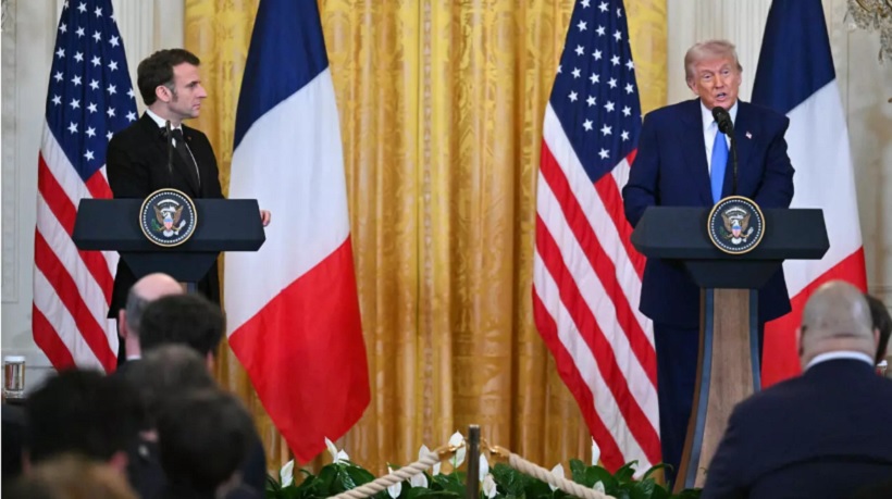 Trump and Macron align on push for Ukraine ceasefire