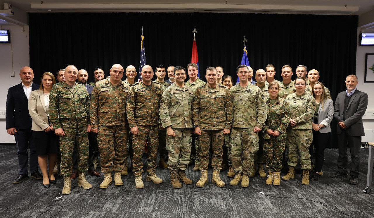 Delegation led by Artur Yeroyan participated in staff negotiations between Armenia and U.S. European Commands