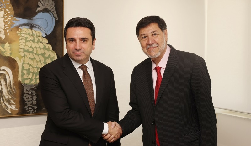Ալեն Սիմոնյանը Մեքսիկայի Սենատի նախագահի ուշադրությունն է հրավիրել Ադրբեջանում պահվող հայերի ապօրինի դատավարության խնդրին