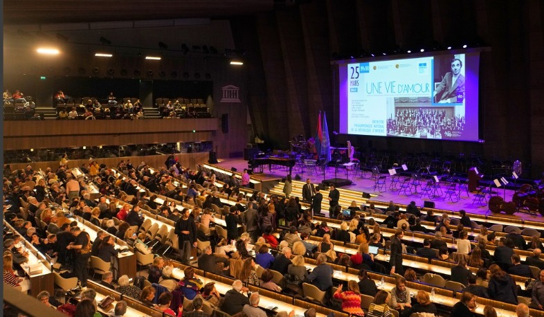 Final anniversary event dedicated to 100th anniversary of Charles Aznavour at UNESCO headquarters