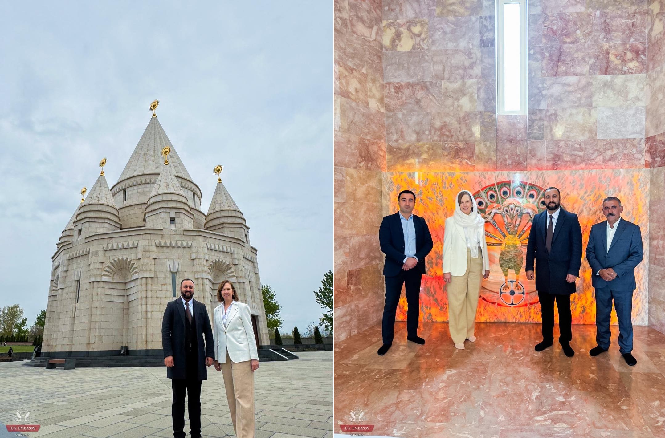 Kristina Kvien attended Yezidi New Year celebration