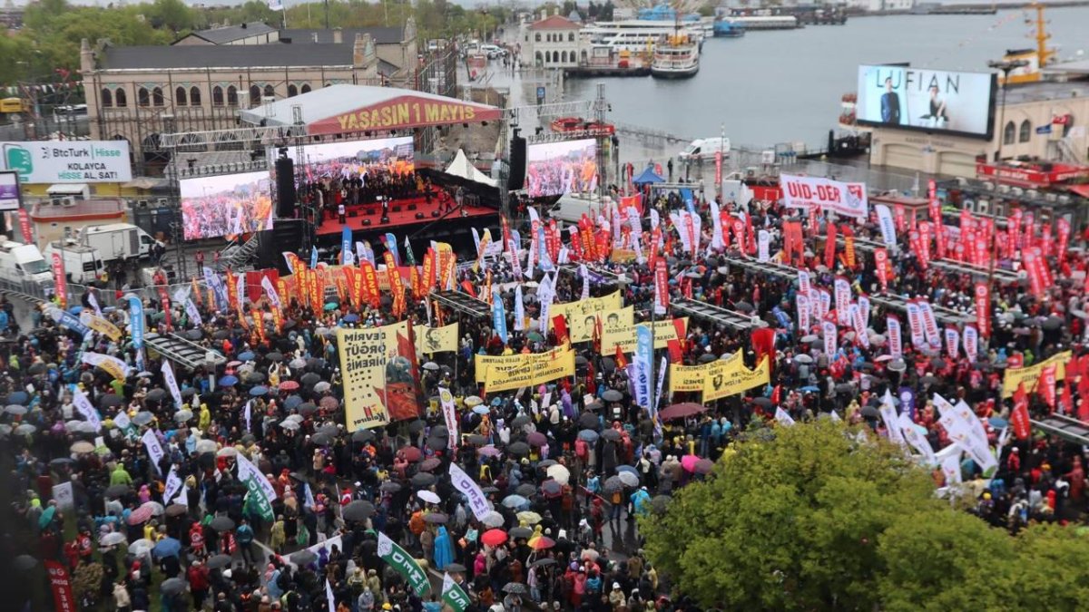 Turkish police detain May Day protesters in Istanbul