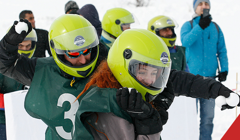 Tournoi en boules de neige en Arménie