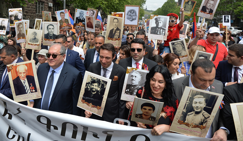 Immortal Regiment marches in Armenia