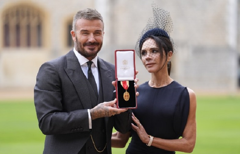 Arise, Sir David: David Beckham receives the honour of knighthood at Windsor Castle