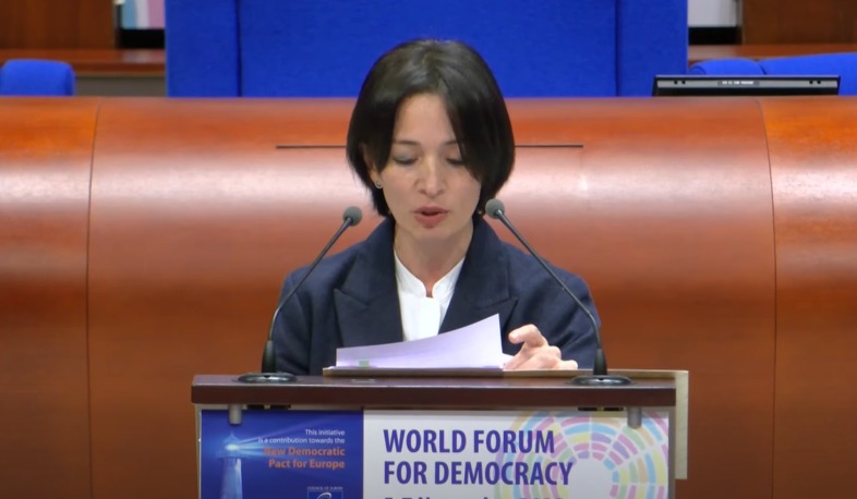 Culture is a fundamental tool of democracy: Zhanna Andreasyan participated in Council of Europe World Forum for Democracy