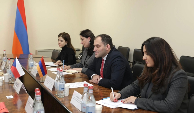 Քննարկվել են ՀՀ-ի և Չեխիայի միջև համագործակցության հնարավոր ուղղությունները բարձր տեխնոլոգիաների և պաշտպանական արդյունաբերության ոլորտներում