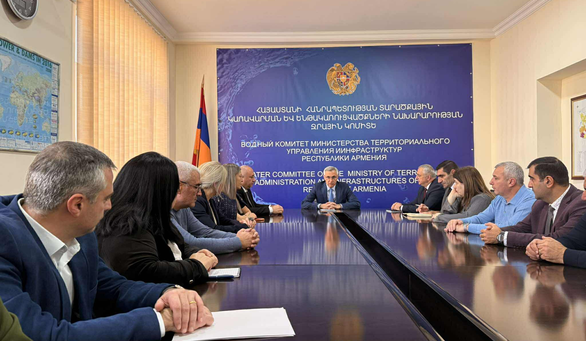Ջրային կոմիտեի նախագահը նոր տեղակալներ ունի