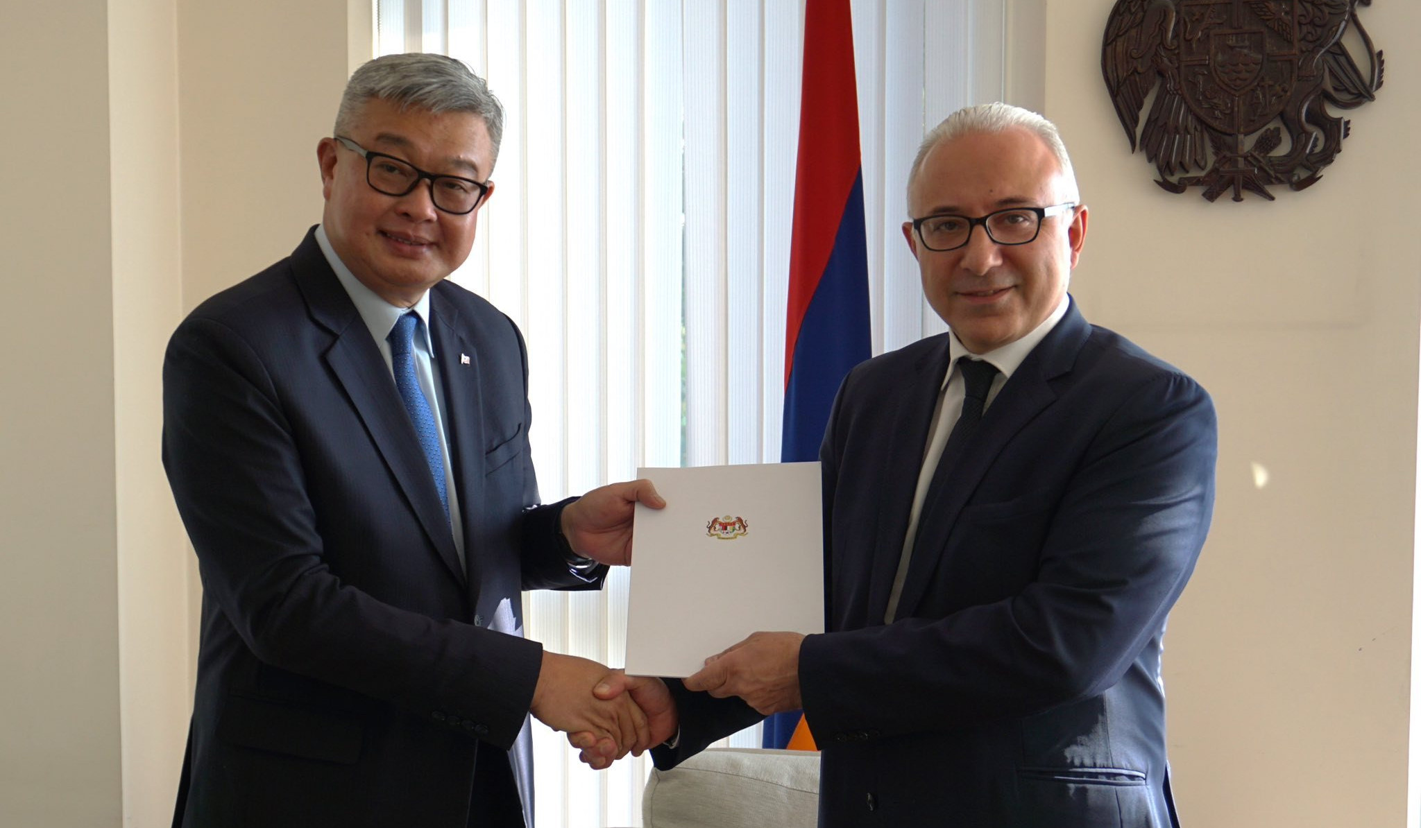 Մալայզիայի նորանշանակ դեսպանն իր հավատարմագրերի պատճենն է հանձնել ՀՀ ԱԳ նախարարի տեղակալին