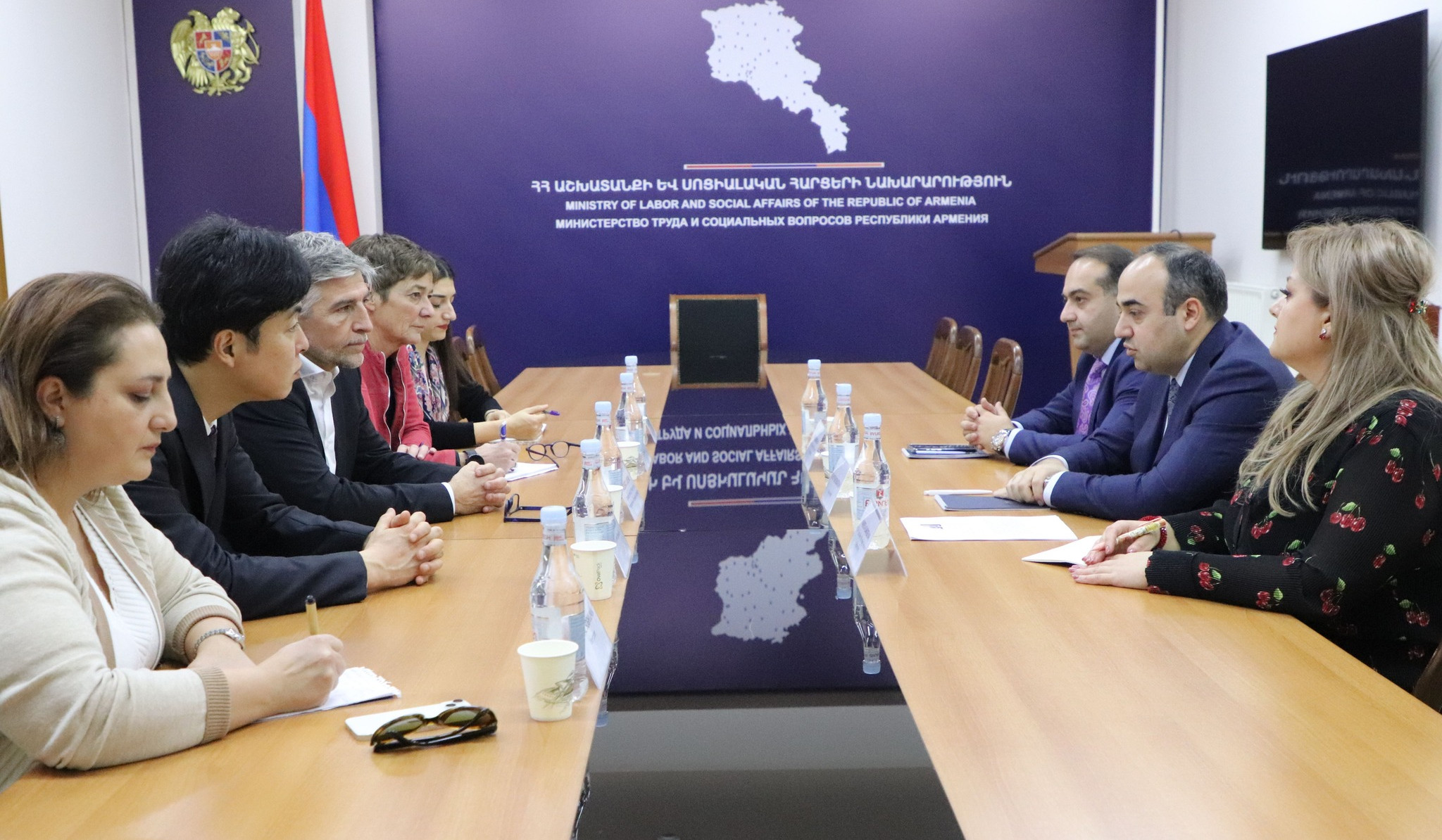 ԱՍՀ նախարարի տեղակալը հանդիպել է  Աշխատանքի միջազգային կազմակերպության ներկայացուցիչների հետ