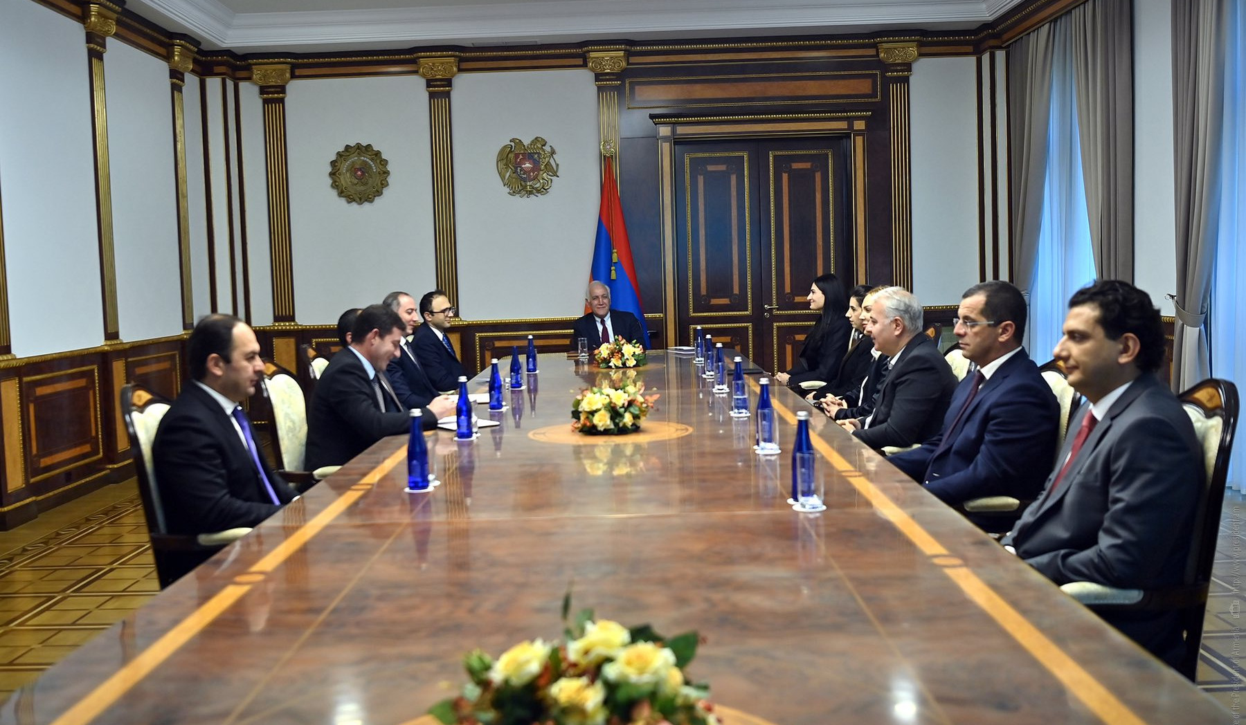 ՀՀ նախագահը ապահովագրական ընկերությունների հետ քննարկել է առողջության համընդհանուր ապահովագրության ներդրման ընթացքը