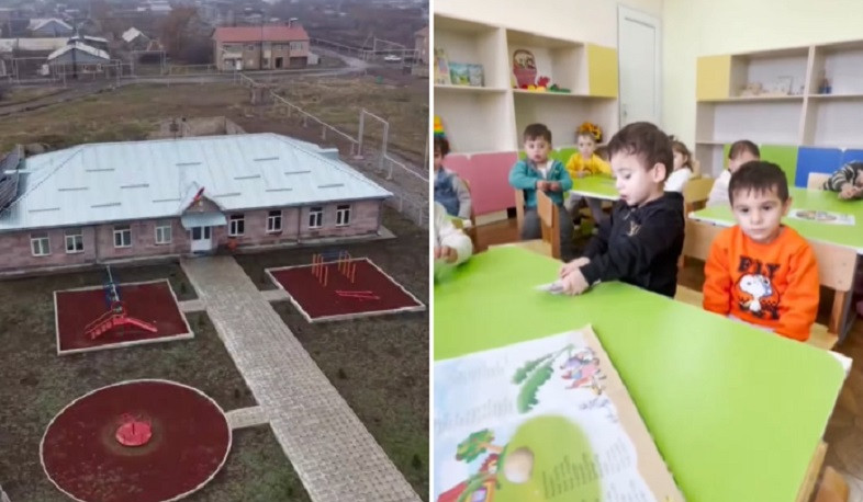 Ախուրյանի Շիրակ բնակավայրի «Նռանե» մսուր-մանկապարտեզը կառուցված և համալրված է նոր գույքով. վարչապետ