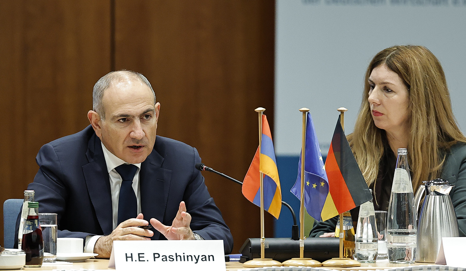 Վարչապետ Նիկոլ Փաշինյանը հանդիպել է գերմանացի մի խումբ գործարարների և տնտեսական միավորումների ներկայացուցիչների հետ