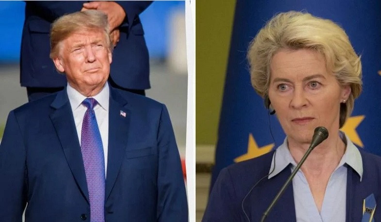 Don’t meddle in European democracy, von der Leyen tells Trump