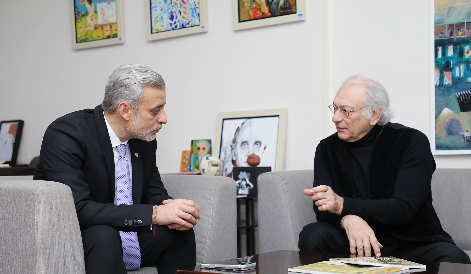 Կինոռեժիսոր, պրոդյուսեր Սերժ Ավետիքյանի հետ քննարկվել են մշակութային մի շարք նախագծեր