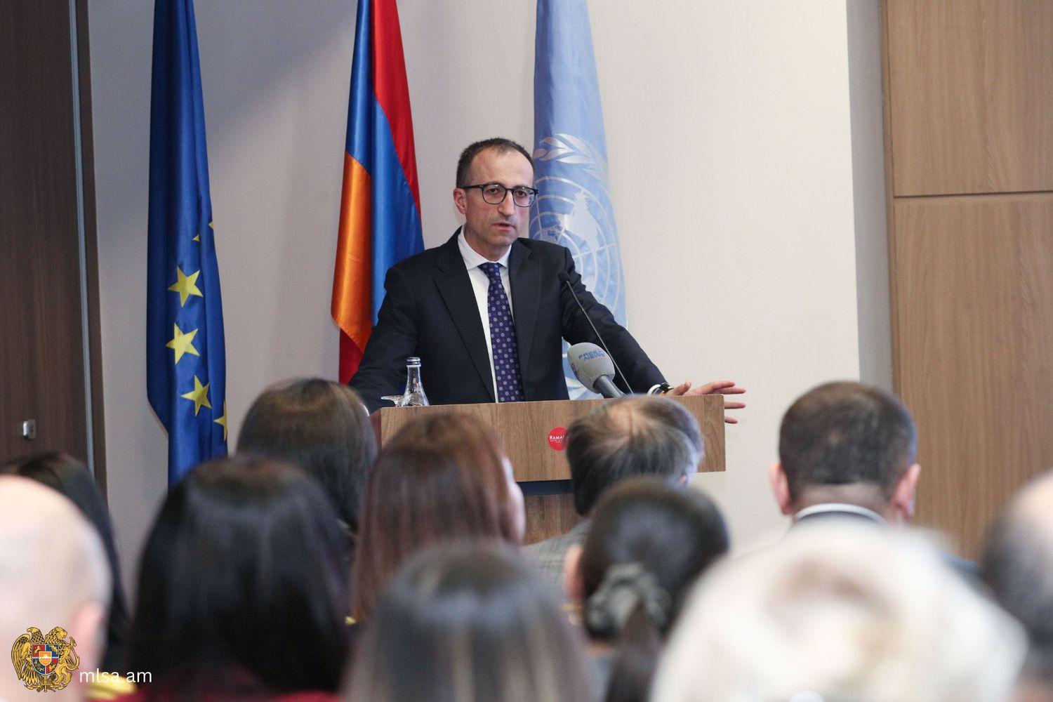 Քննարկվել են սոցիալական պաշտպանության համակարգի նորարարական բարեփոխումները. աշխատաժողովին մասնակցել է ԱՍՀ նախարարը