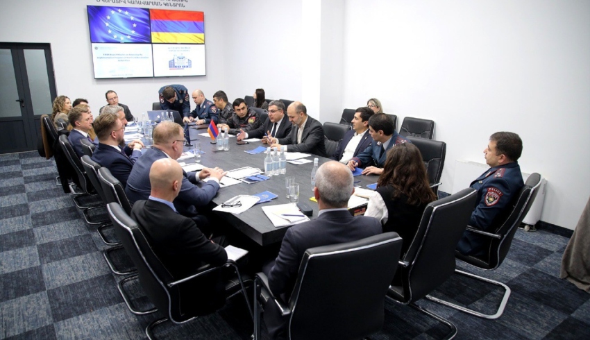 ՆԳ նախարարի տեղակալն ընդունել է ԵՄ գնահատման առաջին առաքելության ներկայացուցիչներին. ներկայացվել են ոստիկանության բարեփոխումների ընթացքն ու ձեռքբերումները