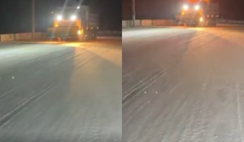 Ձմեռային սպասարկման աշխատանքներ՝ Վանաձոր-Թումանյան ճանապարհին