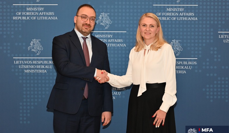 ԱԳՆ գլխավոր քարտուղարը հանդիպել է Լիտվայի ԱԳՆ կանցլերի հետ