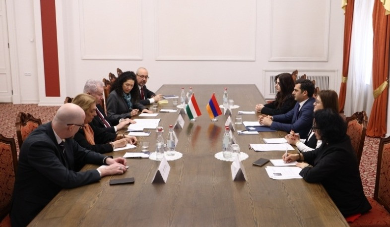 Հունգարիայի ԱԺ նախագահի տեղակալի գլխավորած պատվիրակությունը հանդիպումներ է ունեցել խորհրդարանում