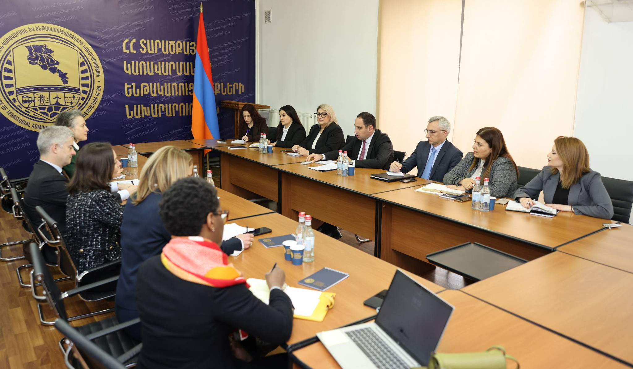 ՏԿԵՆ-ում Եվրոպական ներդրումային բանկի պատվիրակության հետ քննարկվել է Հայաստանում իրականացվող ծրագրերի ընթացքը