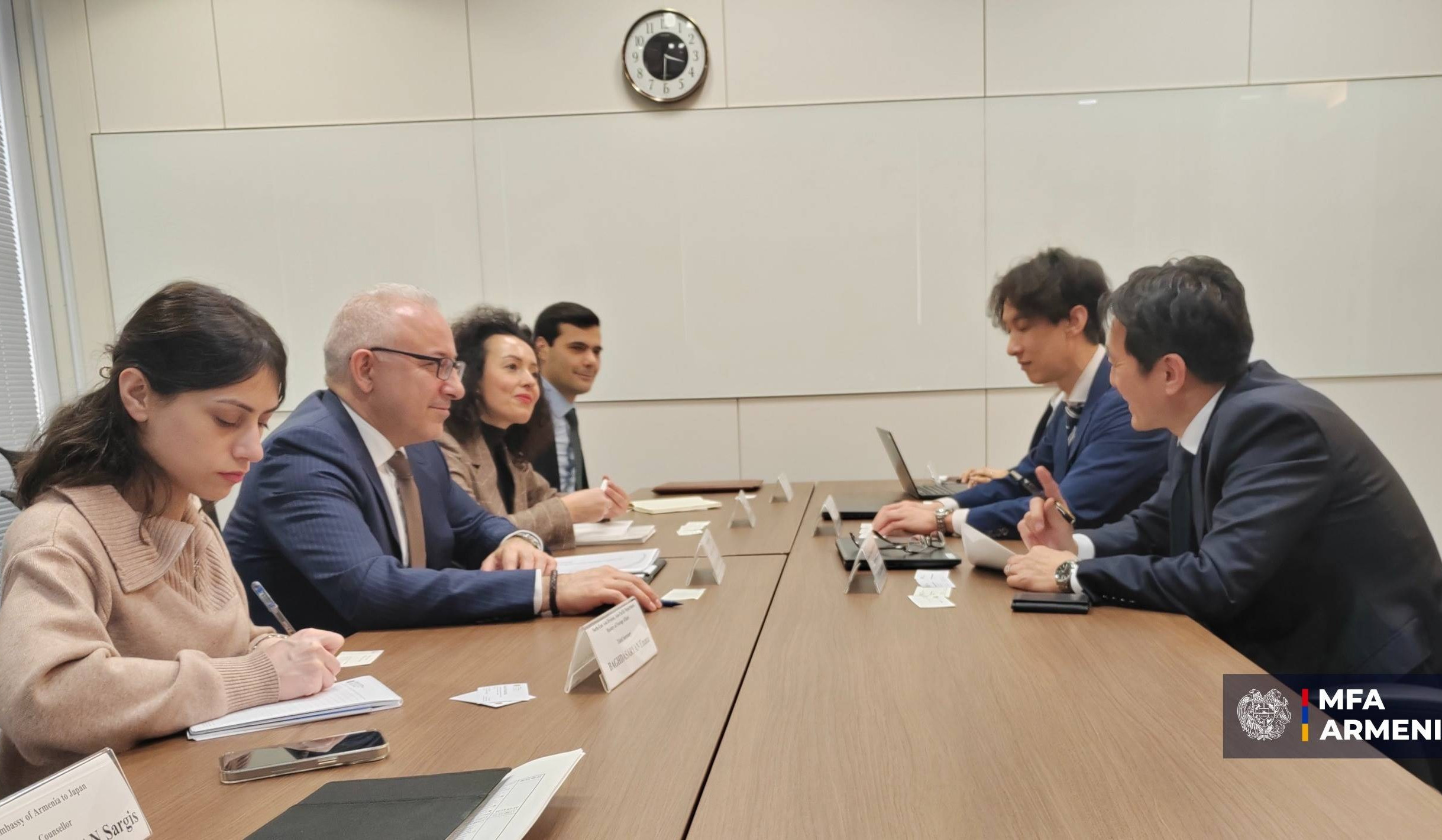 Մնացական Սաֆարյանը և JICA-ի ու ROTOBO-ի պաշտոնյաները մտքեր են փոխանակել համագործակցության ուղղությունների շուրջ