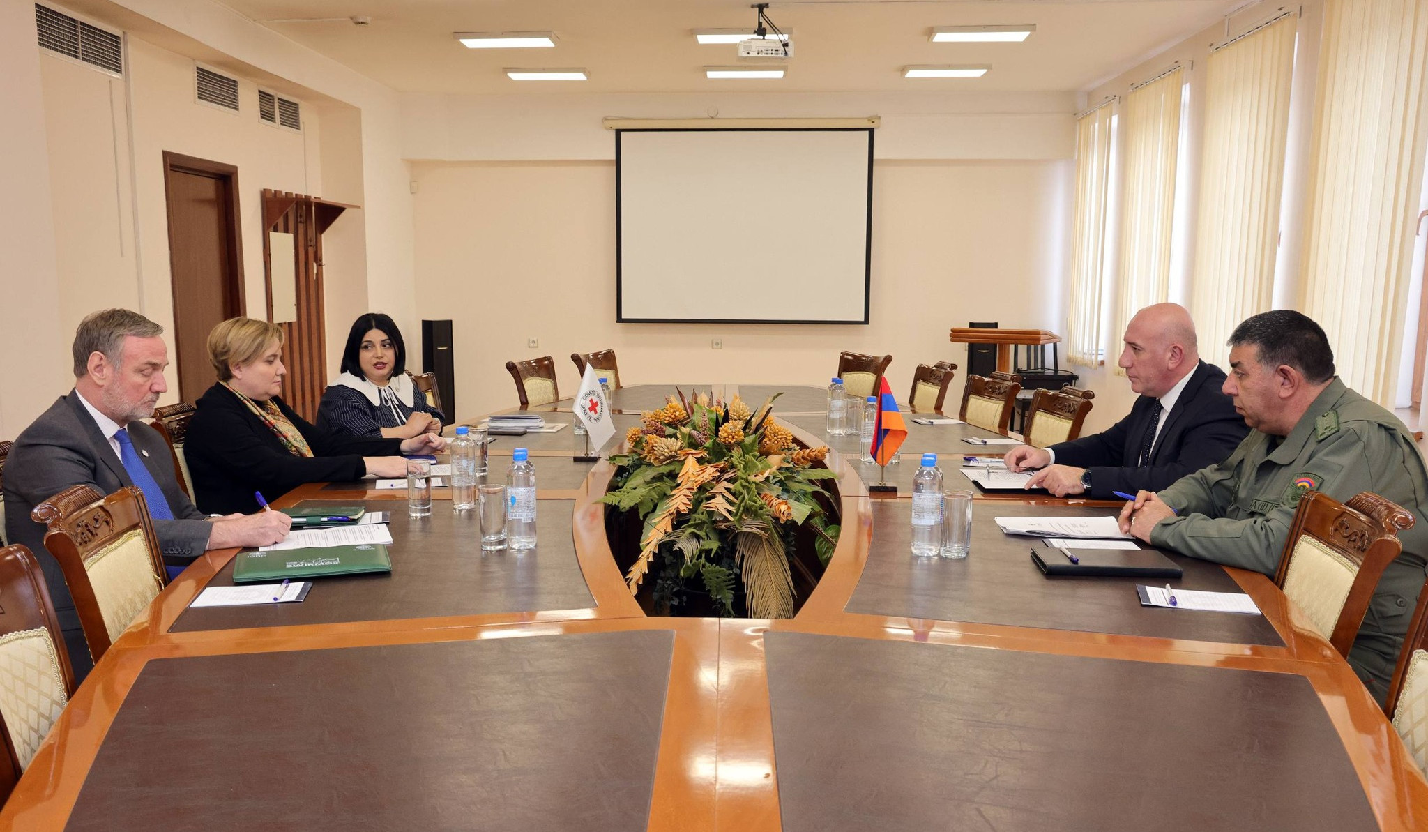 ՀՀ-ում Կարմիր խաչի միջազգային կոմիտեի ղեկավարի հետ քննարկվել են ՀՀ ՊՆ-ի և ԿԽՄԿ պատվիրակության համատեղ գործողությունների ծրագրին առնչվող հարցեր