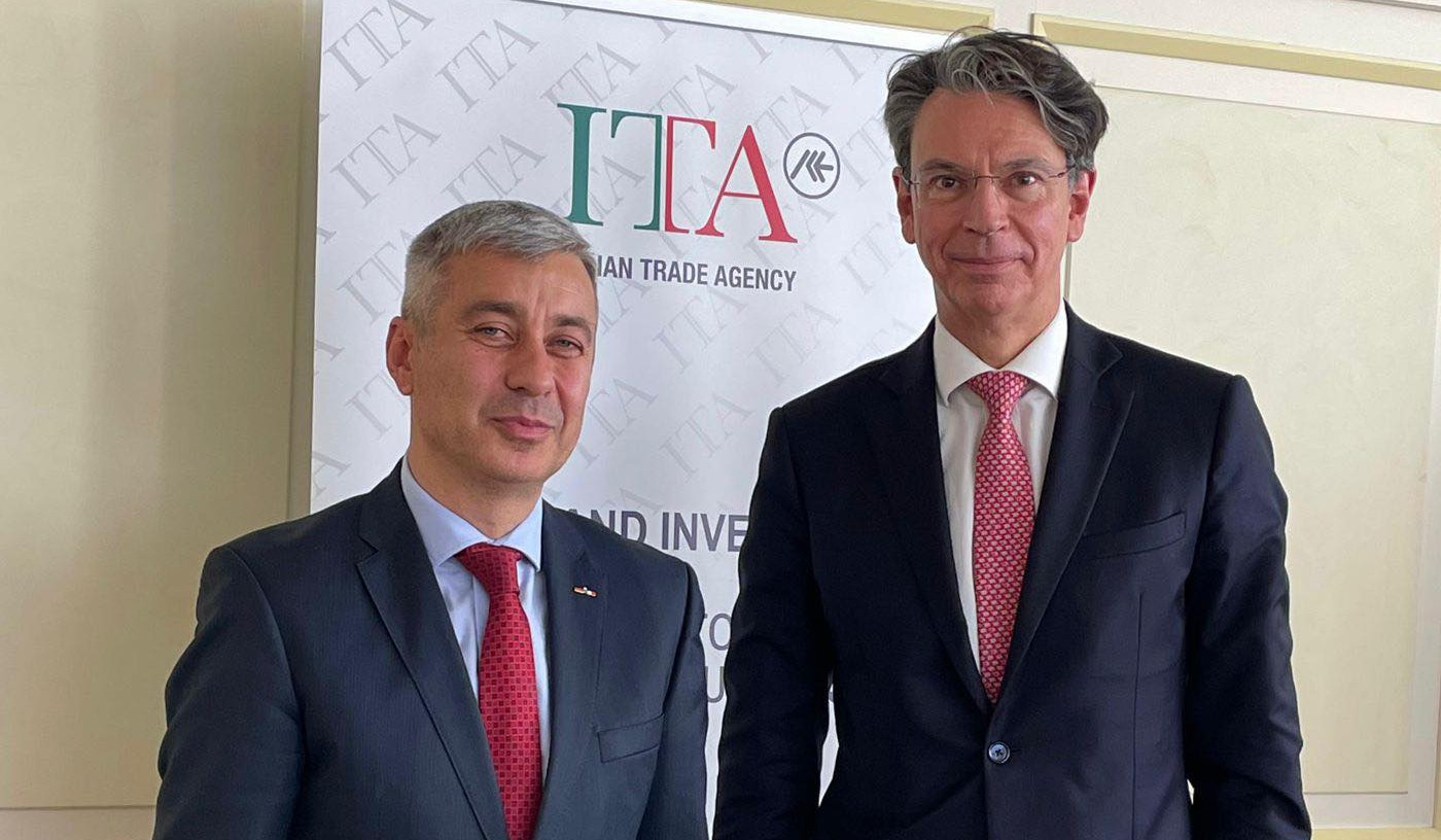 Վլադիմիր Կարապետյանը Իտալական առևտրային գործակալության ղեկավարի հետ քննարկել է երկու երկրի համագործակցության հեռանկարները