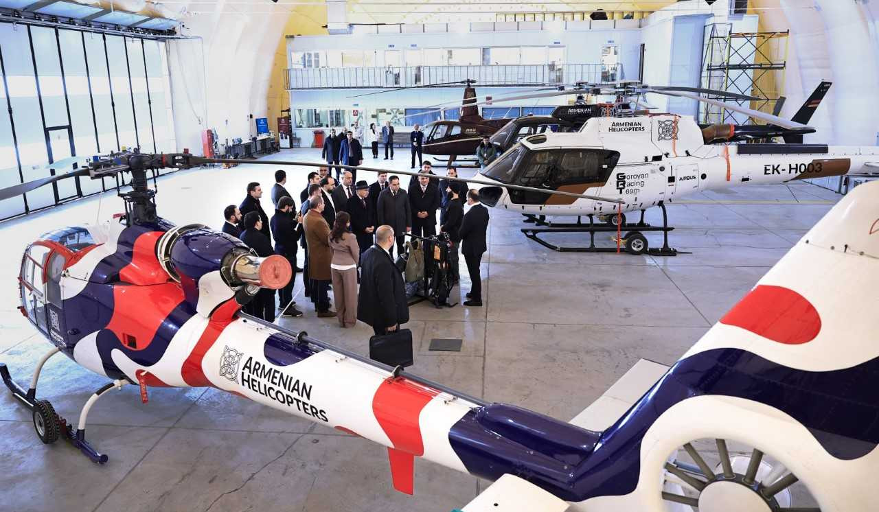 Armenian Helicopters ընկերությունը վարչապետին ներկայացրել է իր գործունեության և համագործակցության բոլոր ոլորտները
