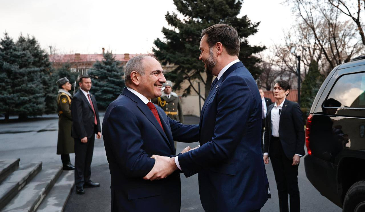 Ողջունում եմ ԱՄՆ փոխնախագահ Ջեյմս Դի Վենսին Երևանում. Փաշինյան