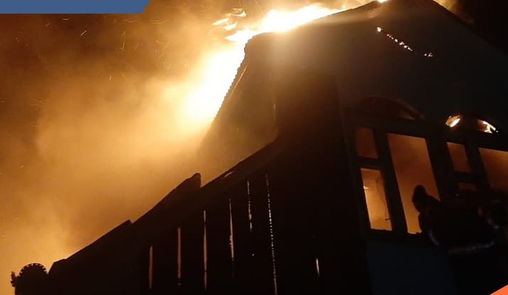 Սպիտակ քաղաքում տուն է այրվել․ հայտարարվել է հրդեհի բարդության «ԲԻՍ 1» կանչ