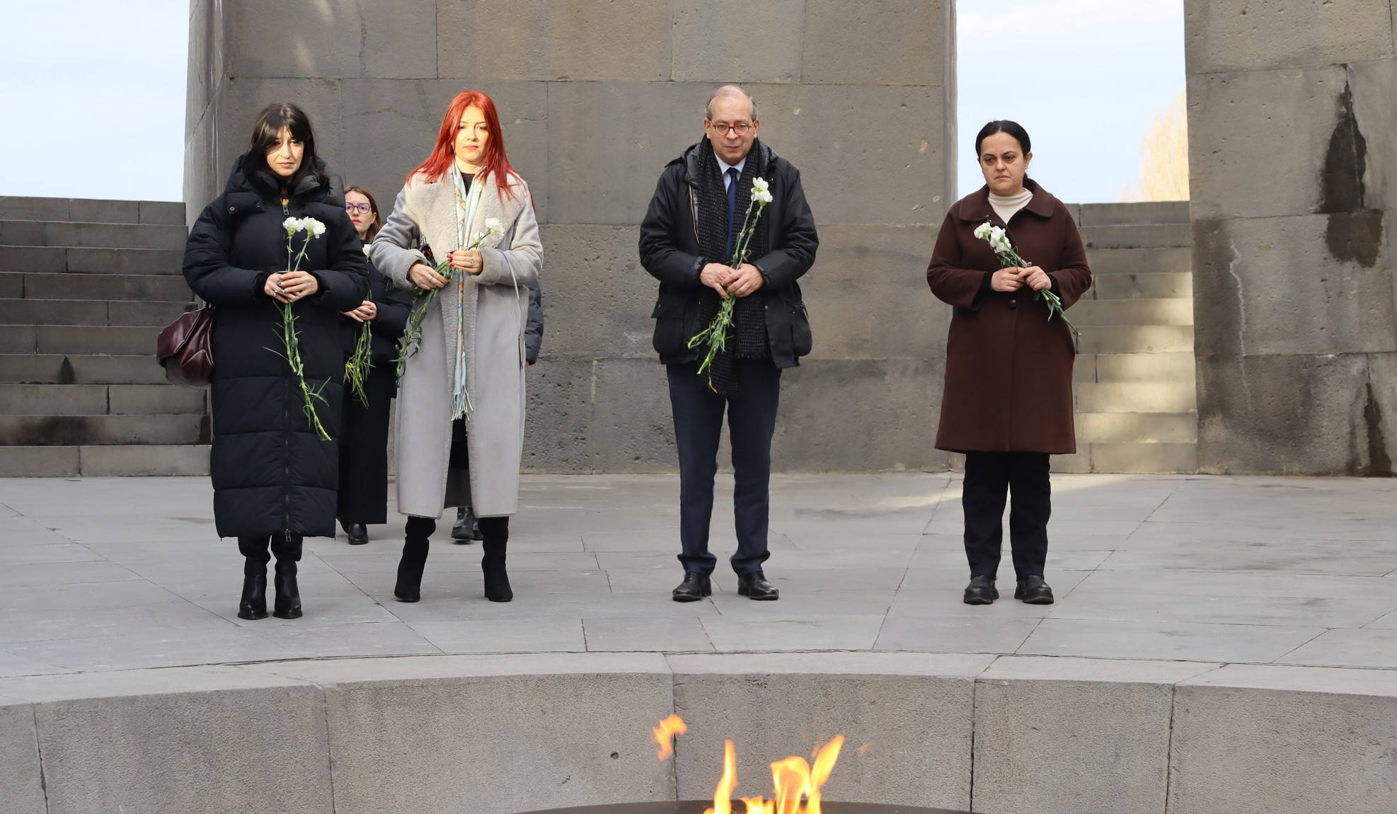 Փարիզի արվեստի և մշակույթի Ժորժ Պոմպիդու կենտրոնի նախագահն այցելել է Հայոց ցեղասպանության հուշահամալիր