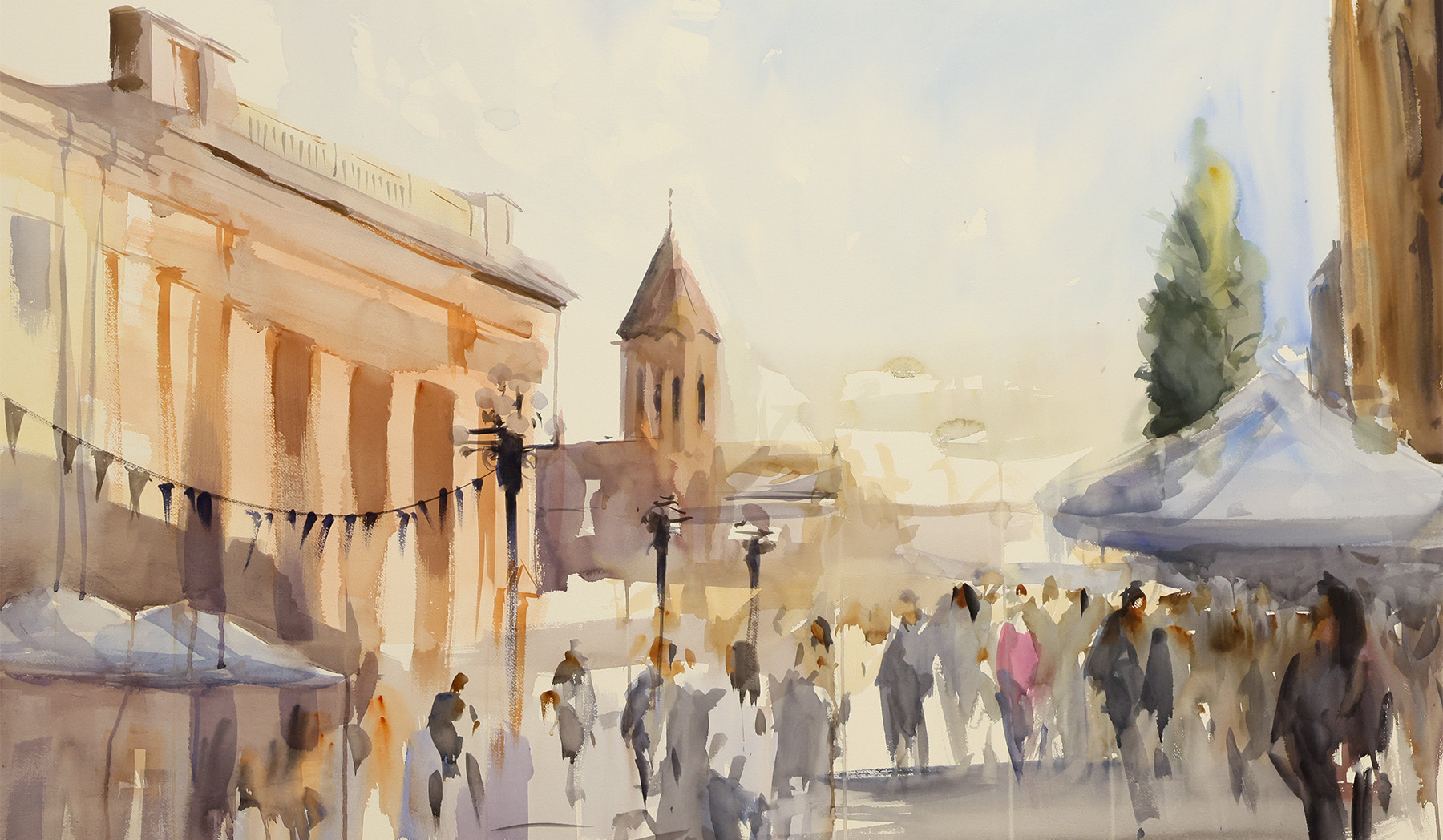 Ակվարելային նկարը նվիրաբերվել է ԿԳՄՍ նախարարությանը