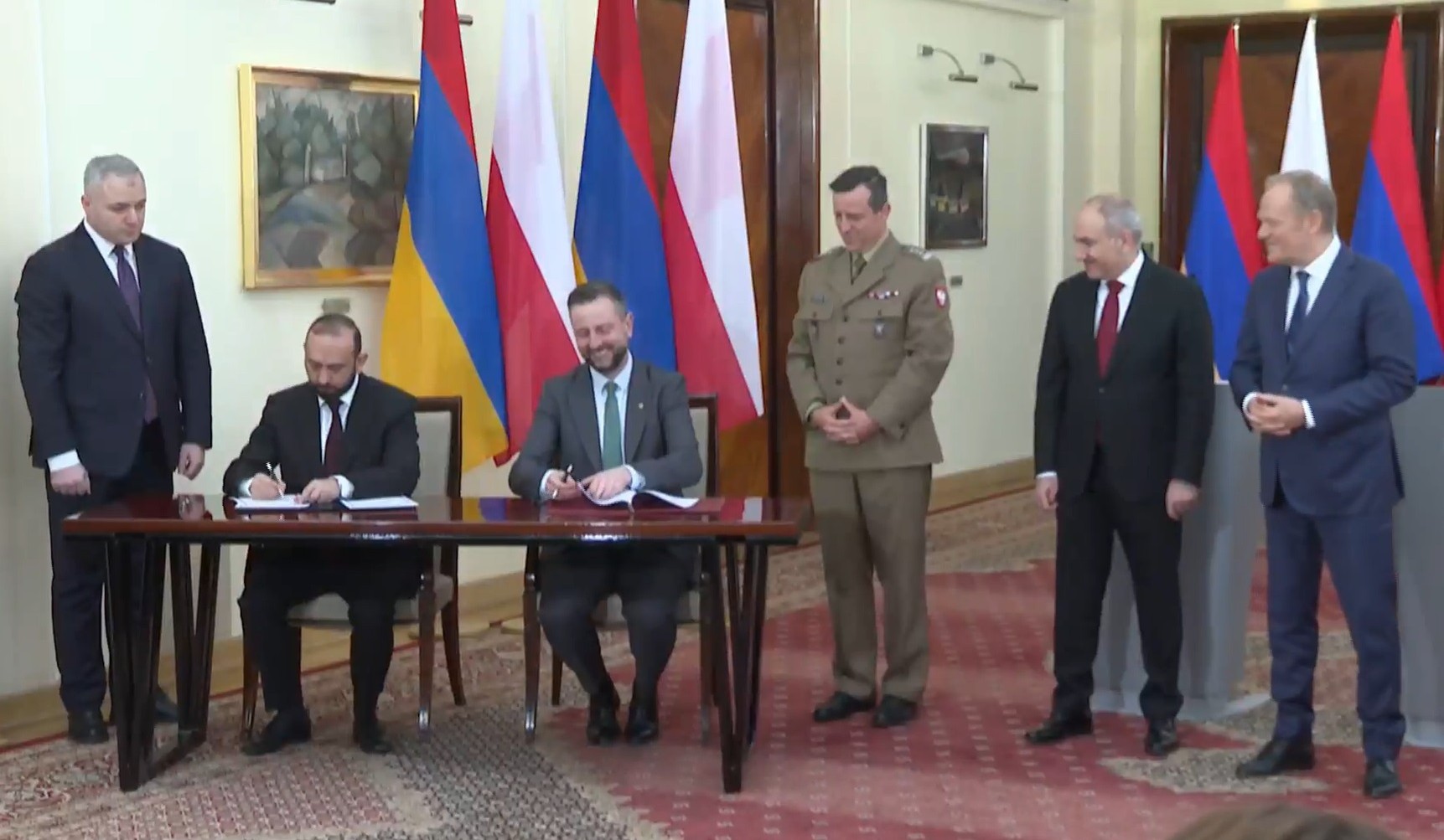 Հայաստանի և Լեհաստանի միջև ստորագրվեց ռազմատեխնիկական համագործակցության վերաբերյալ համաձայնագիր