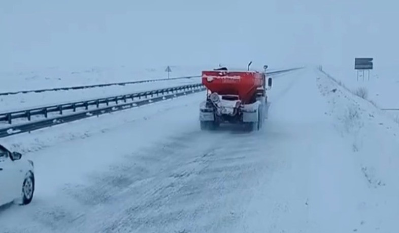 Ձմեռային սպասարկման աշխատանքներ՝ Երևան-Գյումրի ավտոճանապարհին