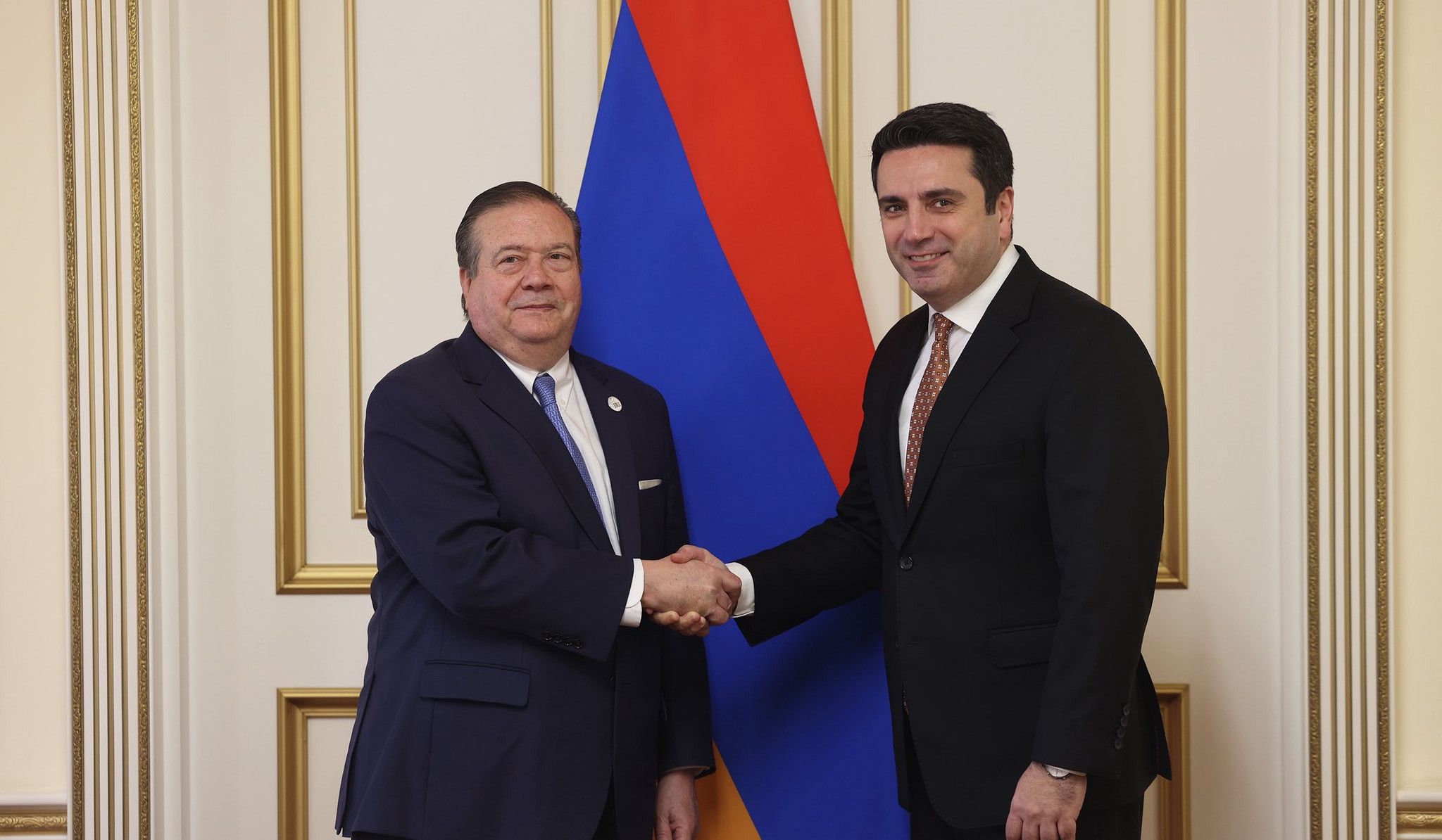 ՀՀ ԱԺ նախագահն ընդունել է Միջազգային հանրապետական ինստիտուտի եվրասիական տարածաշրջանի տնօրենին