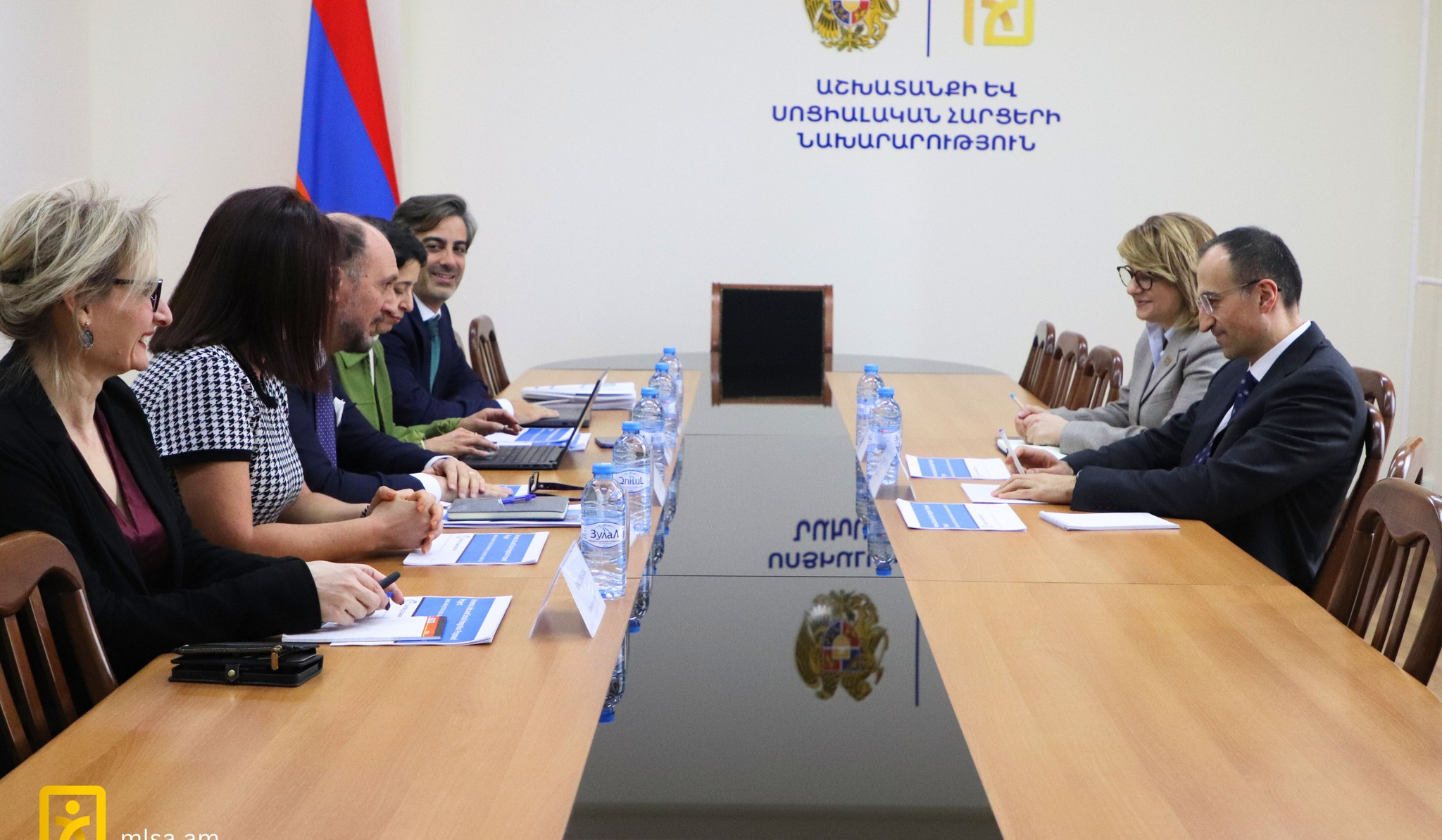 Աշխատատեղերի ստեղծում և սոցիալական ինտեգրում․ նախարարն ընդունել է ՀԲ ներկայացուցչին