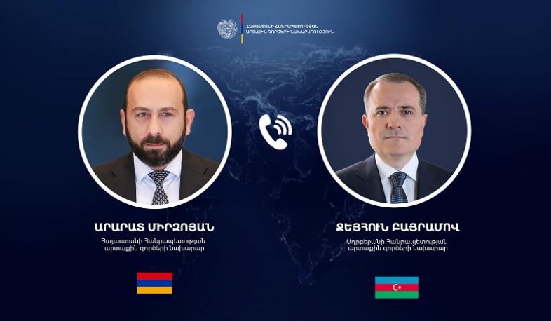 Արարատ Միրզոյանը հեռախոսազրույց է ունեցել Ադրբեջանի ԱԳ նախարարի հետ․ մտքեր են փոխանակվել տարածաշրջանում վերջին զարգացումների շուրջ
