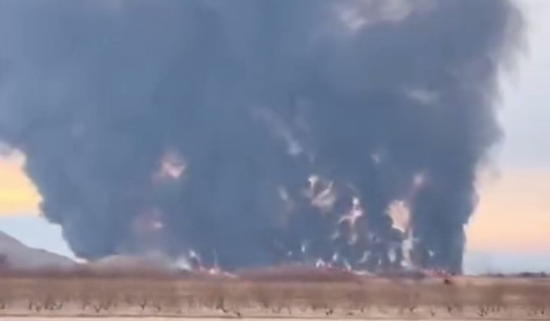 Հրդեհ Արարատի մարզում. նախնական տեղեկություններով՝ այրվում է եղեգ