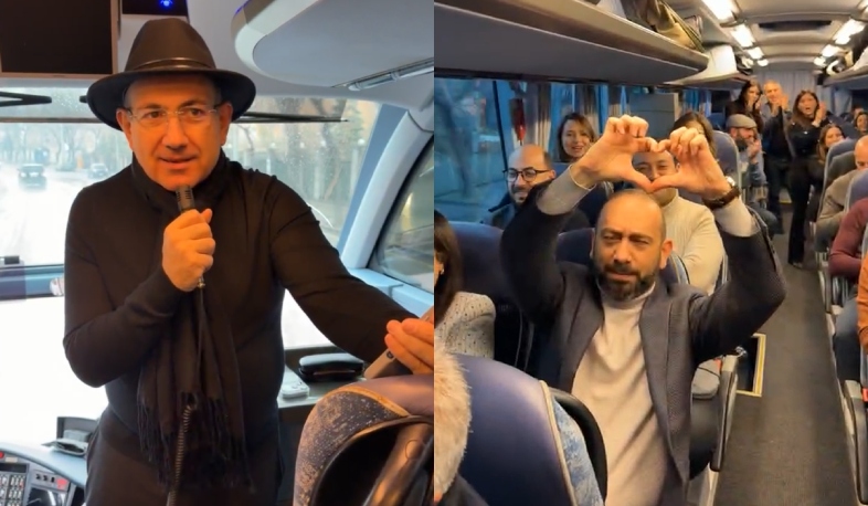 «Այսօրվա իմ երաժշտական ռիլը իրար հետ նկարենք»․ Նիկոլ Փաշինյանը և ՔՊ-ականները մարզ են ուղևորվում