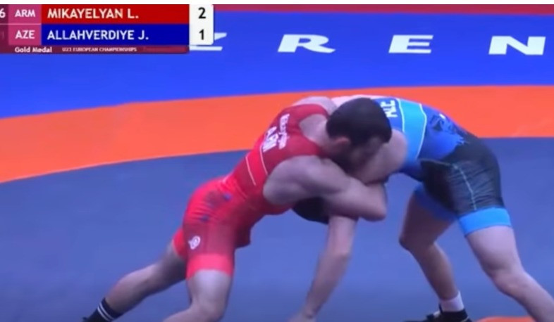 Ըմբիշ Լևիկ Միքայելյանը՝ Մ-23 ԵԱ ոսկե մեդալակիր